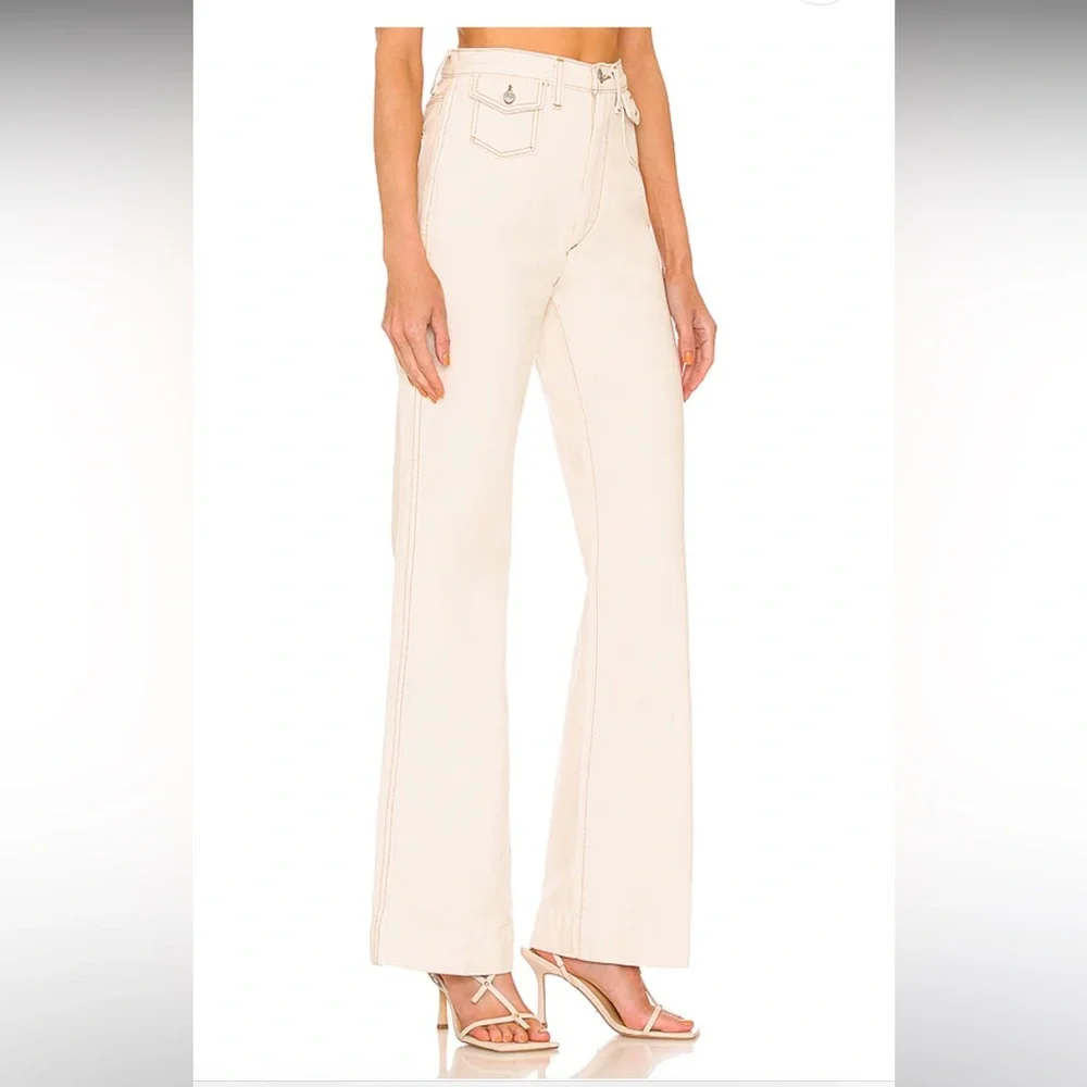 Re/done 70s Pocket Wide Leg Jeans - Picture 2 of 12